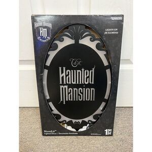 Haunted Mansion Moon Lit Wall decor Gemmy